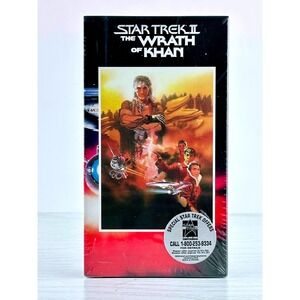Star Trek II The Wrath of‎ Khan VHS Paramount Home Video Sealed